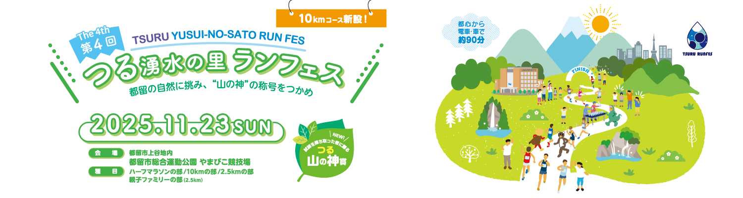 第4回つる湧水の里ランフェス【公式】
